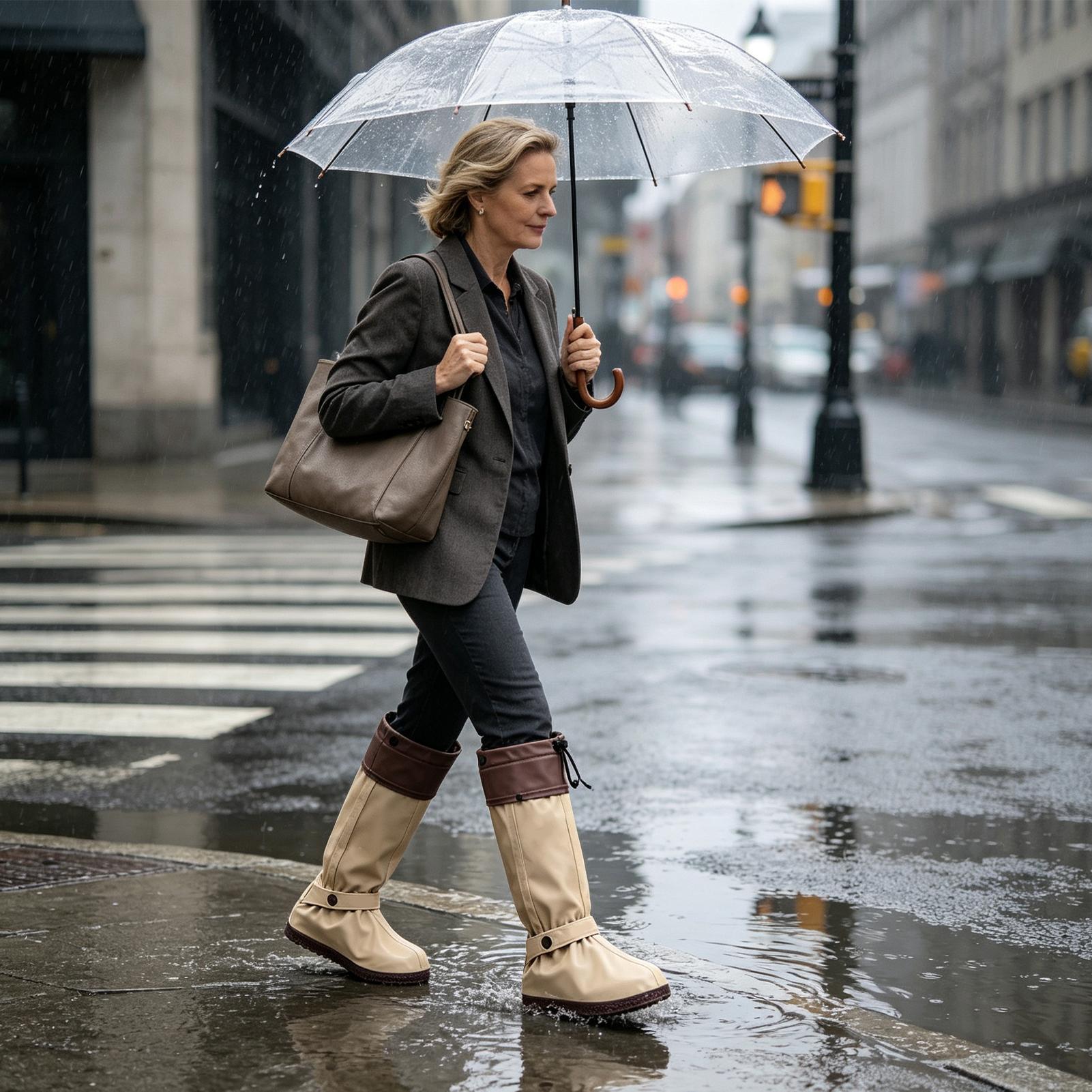 Copriscarpe antipioggia con ce - Cycling Commute In Rain recensione e prezzo